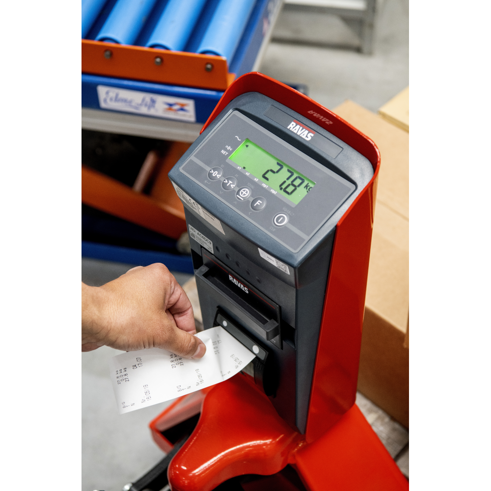 RAVAS-3200 Pallyftare med Våg - utökad funktion