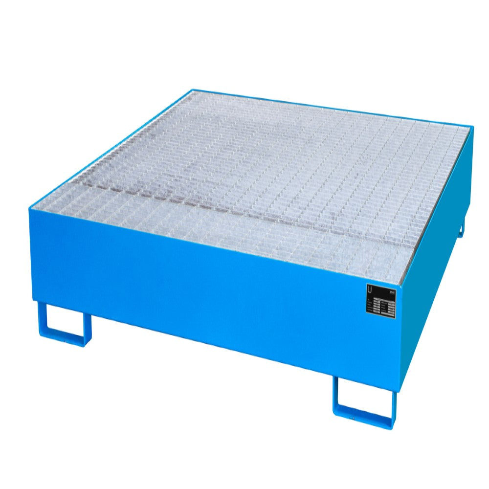 Bauer AW 450 Uppsamlingskärl med Galvaniserat Galler för fyra 200 liters fat