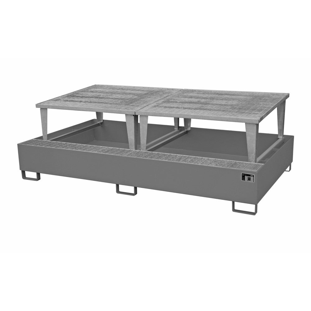 Bauer AWA 1000-2 Uppsamlingskärl för två IBC med två upphöjda plattformar