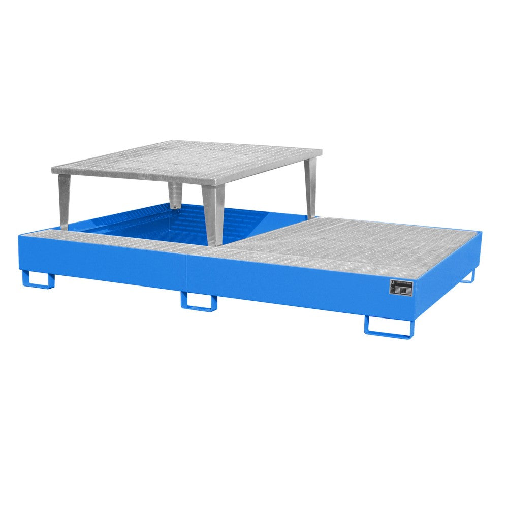 Bauer AWA 21 Uppsamlingskärl för två IBC med en upphöjd plattform