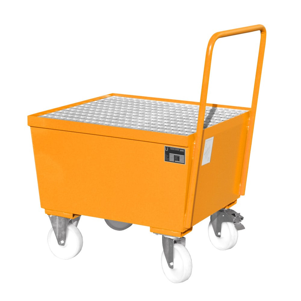 Mobila uppsamlingskärl med hjul 1-2 st 200l fat – Bauer AW-F-serien