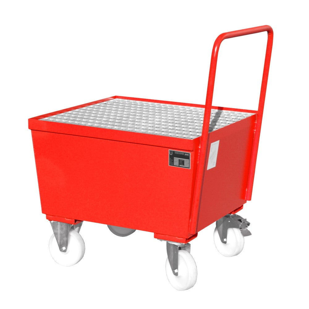 Mobila uppsamlingskärl med hjul 1-2 st 200l fat – Bauer AW-F-serien