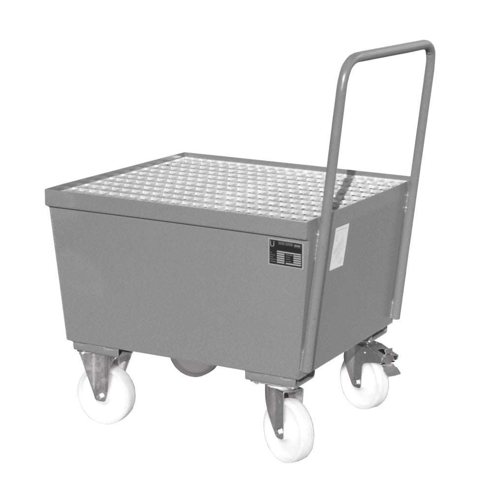 Mobila uppsamlingskärl med hjul 1-2 st 200l fat – Bauer AW-F-serien