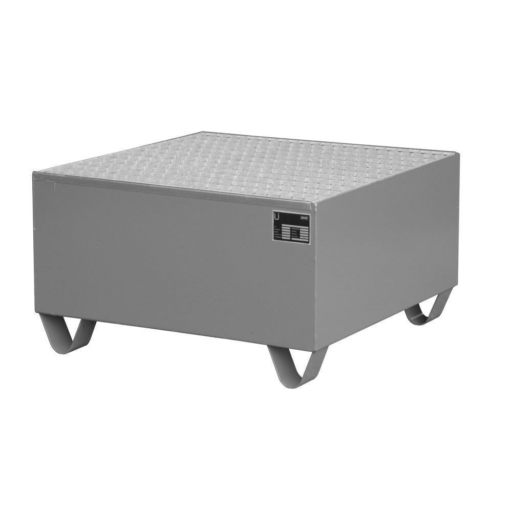 Bauer AM-1 Uppsamlingskärl med Galvaniserat Galler för ett 200 liters Fat