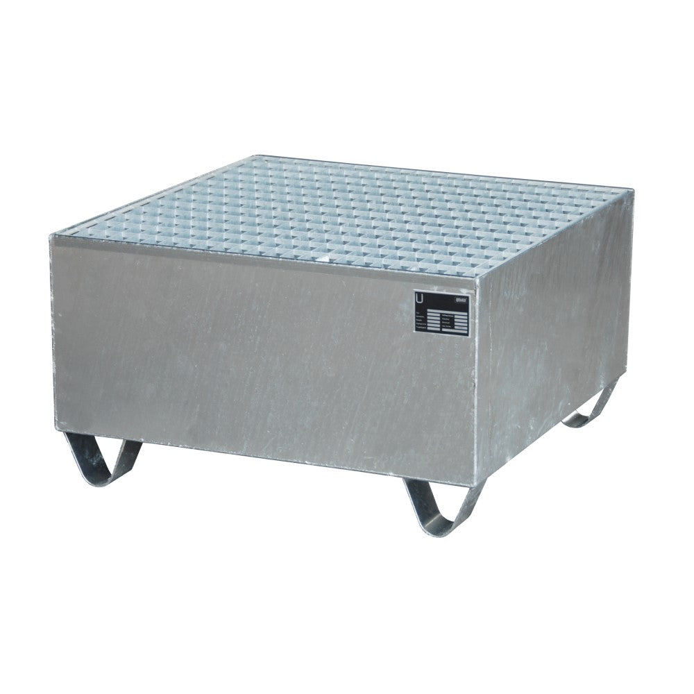 Bauer AM-1 Uppsamlingskärl med Galvaniserat Galler för ett 200 liters Fat