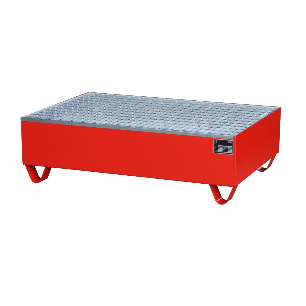 Bauer 2018 / 2019 Uppsamlingskärl med galvaniserat galler för två 200 liters fat