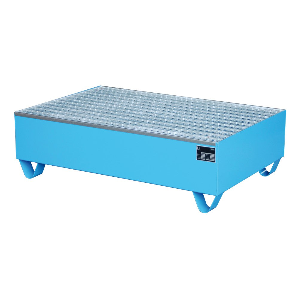 Bauer 2018 / 2019 Uppsamlingskärl med galvaniserat galler för två 200 liters fat