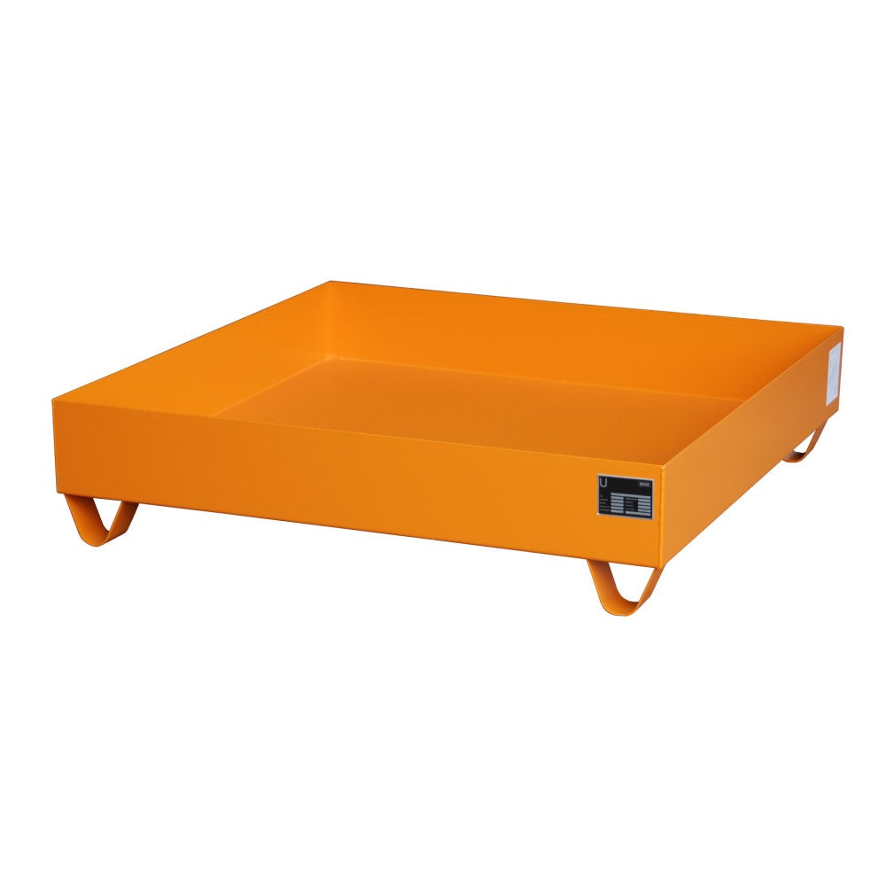 Bauer 2030 / 2031 Uppsamlingskärl i stål som rymmer 259 liter - För dunkar och mindre behållare