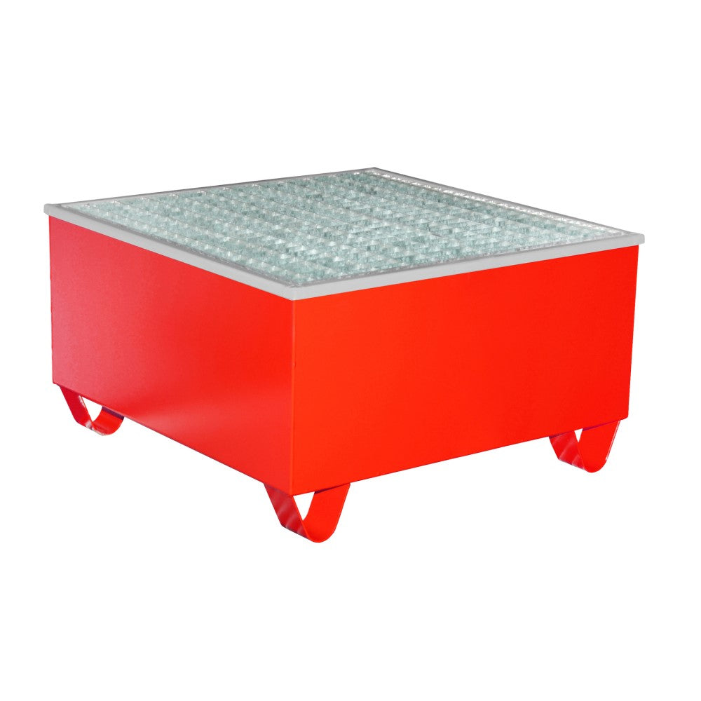 Bauer AW-1/PE Uppsamlingskärl med galler för ett 200 liters fat som innehåller aggressiva ämnen