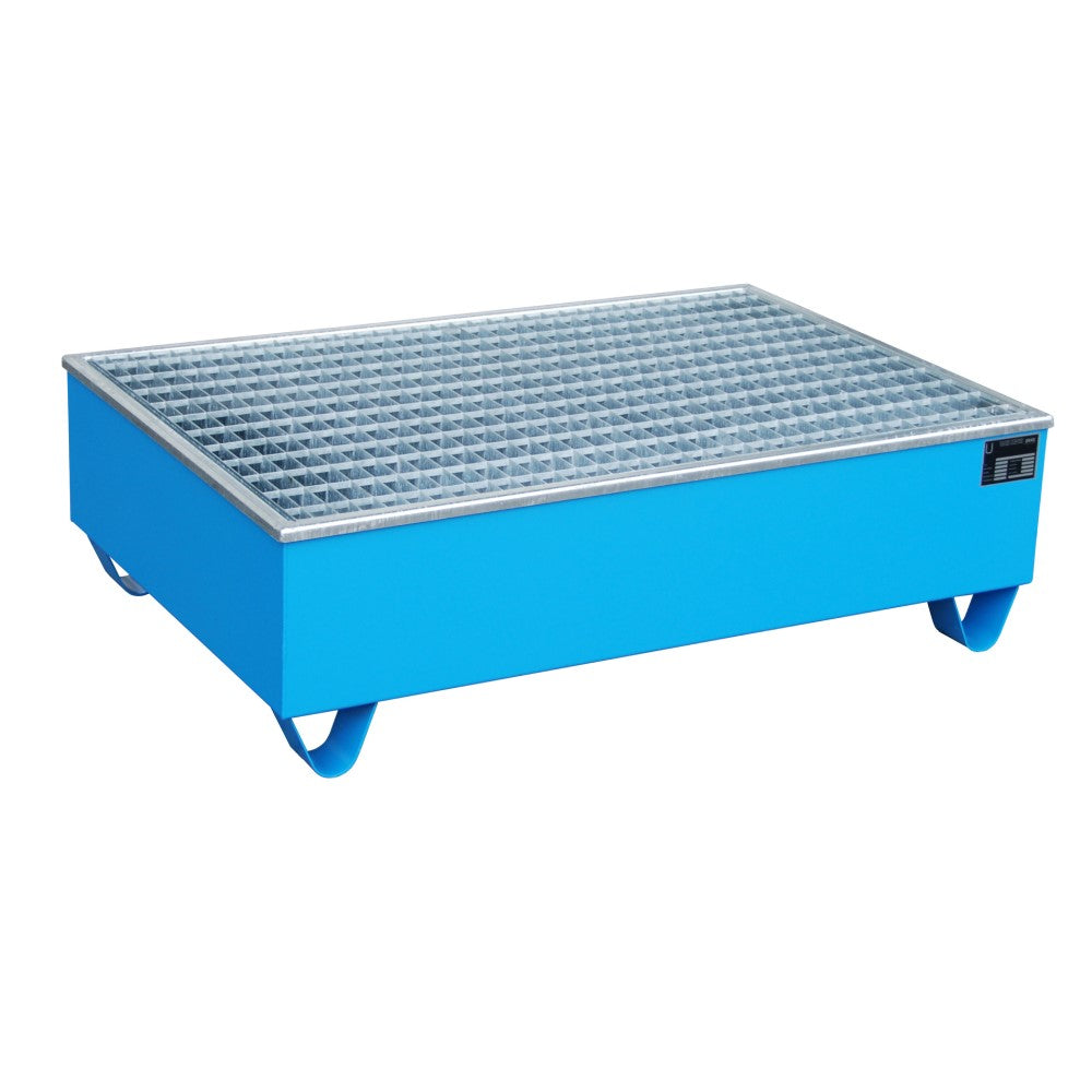 Bauer AW-2/PE Uppsamlingskärl med galler för två 200 liters fat som innehåller aggressiva ämnen