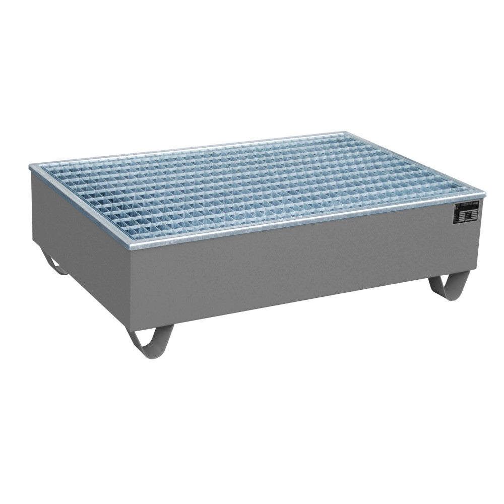 Bauer AW-2/PE Uppsamlingskärl med galler för två 200 liters fat som innehåller aggressiva ämnen