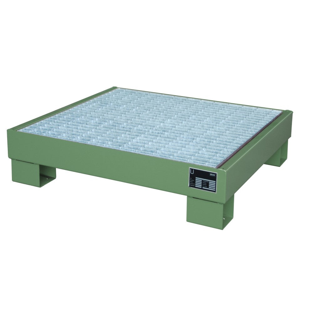 Bauer AW 60-2/M Uppsamlingskärl med Galvaniserat Galler lämplig för fyra 60 liters fat