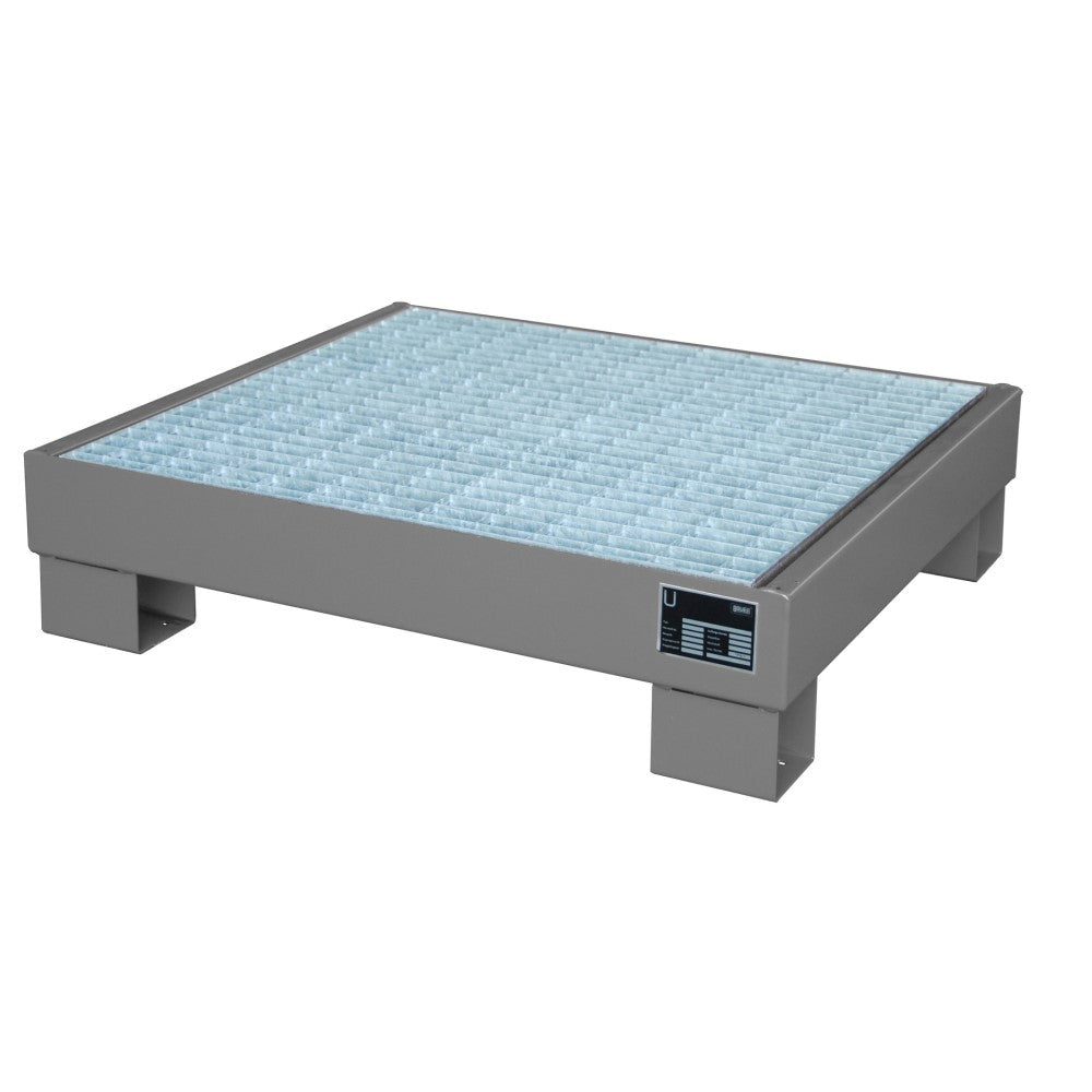 Bauer AW 60-2/M Uppsamlingskärl med Galvaniserat Galler lämplig för fyra 60 liters fat