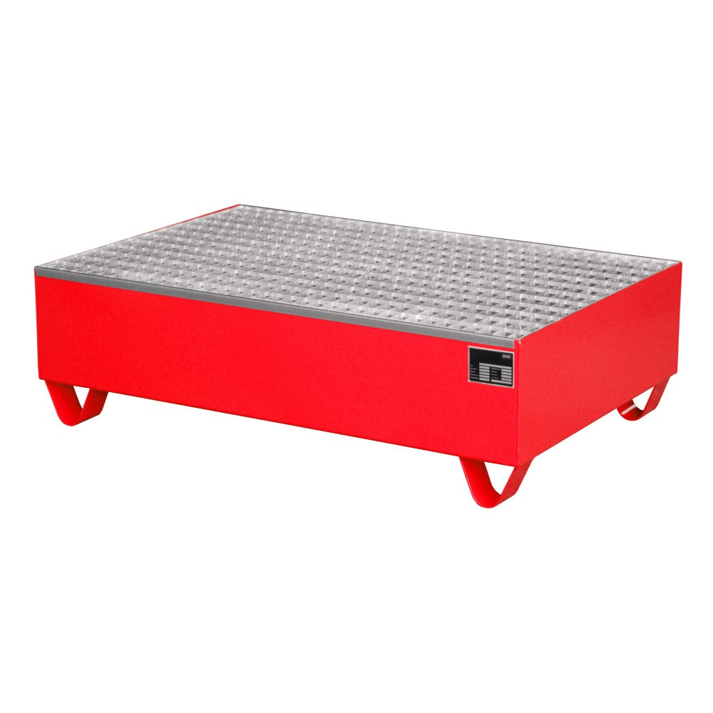 Bauer ECO 2/200 Uppsamlingskärl med Galvaniserat Galler för två 200 liters Fat