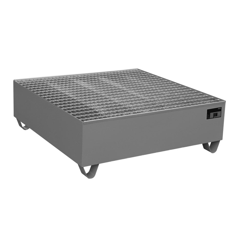 Bauer ECO 4/400 Uppsamlingskärl med Galvaniserat Galler för fyra 200 liters Fat