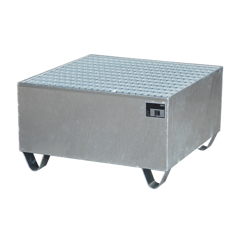 Bauer ECO 1/200 Uppsamlingskärl med Galvaniserat Galler för ett 200 liters Fat