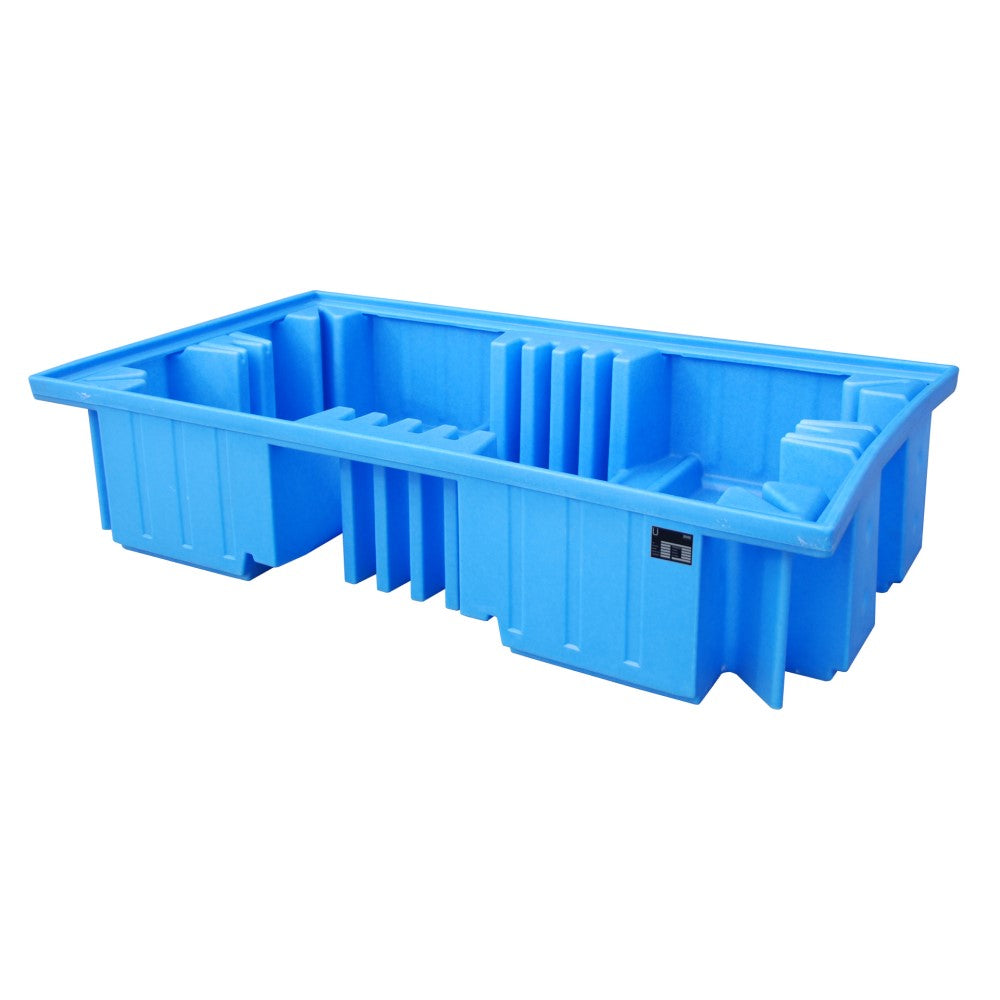 Bauer WP 2/11 Uppsamlingskärl i Polyeten för två IBC på 1000 liter