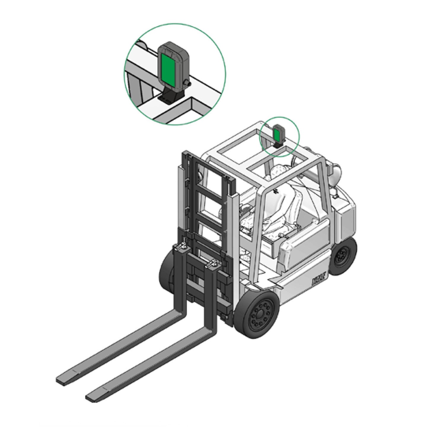 Antikollisionssystem för truckar - CAS-G2