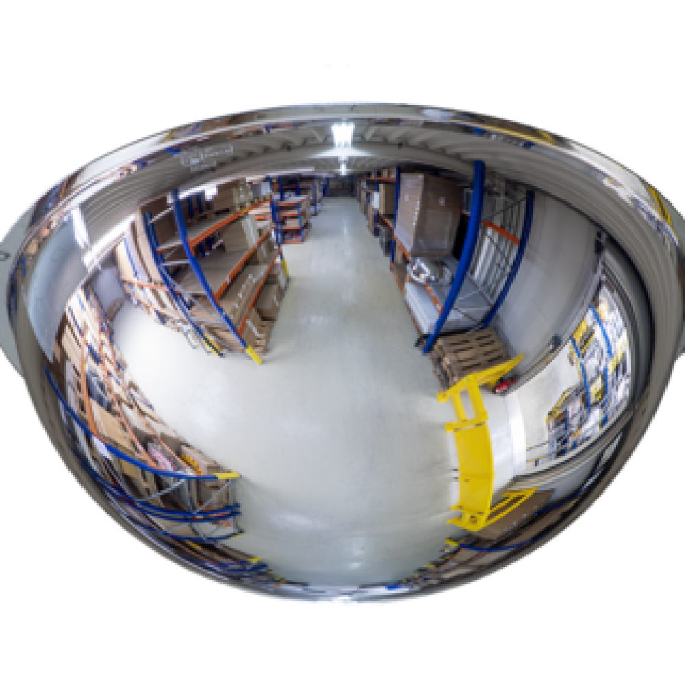 Kupolspegel 90°- 360° - Industrispegel för ökad säkerhet och bättre sikt