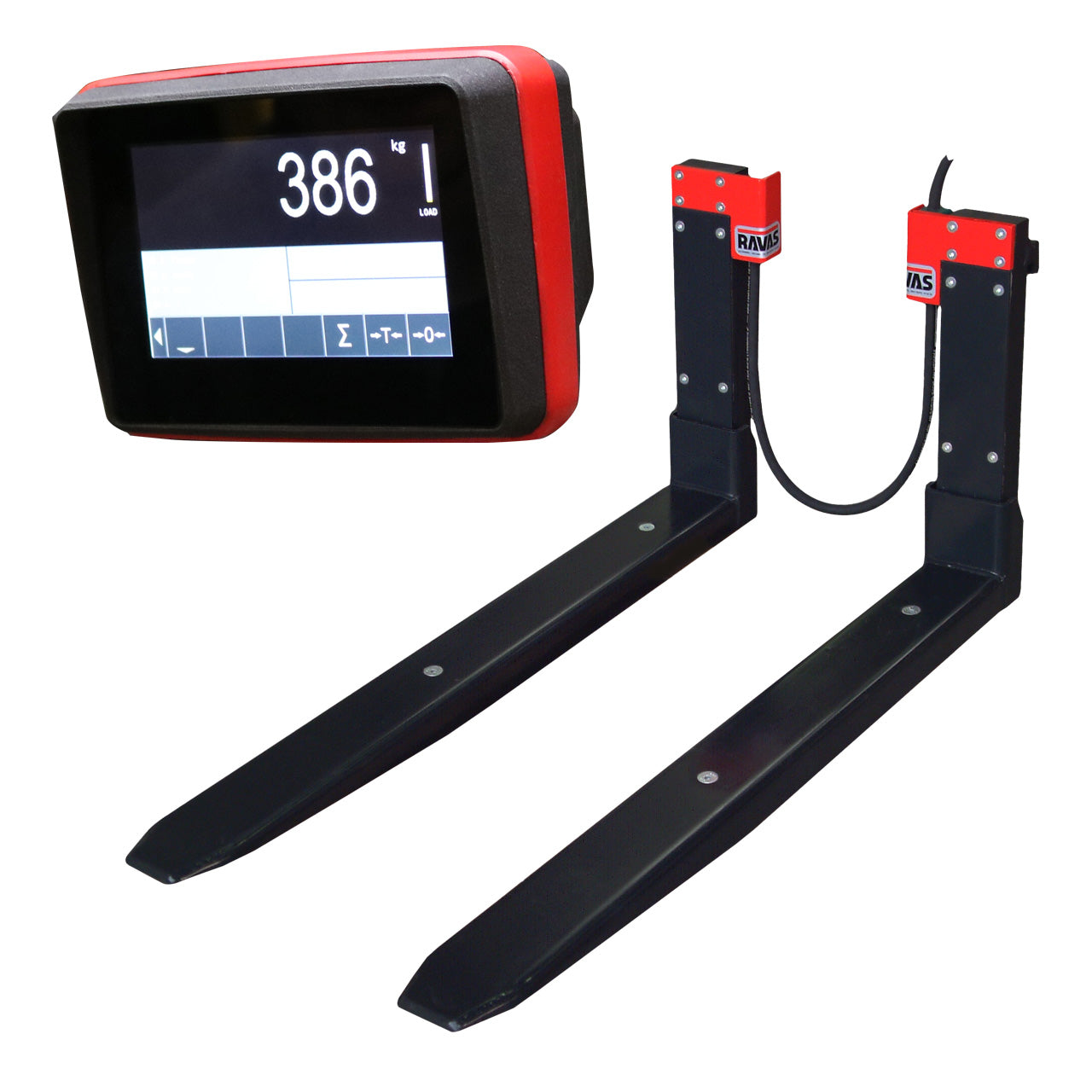 RAVAS RWV-C - Kabelanslutna gaffelvågar med indikator.