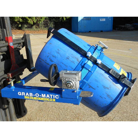 St Claire GRAB-O-MATIC SC-10-PW fatvändare för lyft och rotation av fat med supportremmar