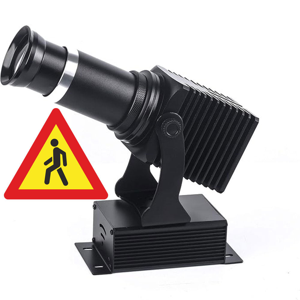 Claitec Varselprojektor 50W Fast bild