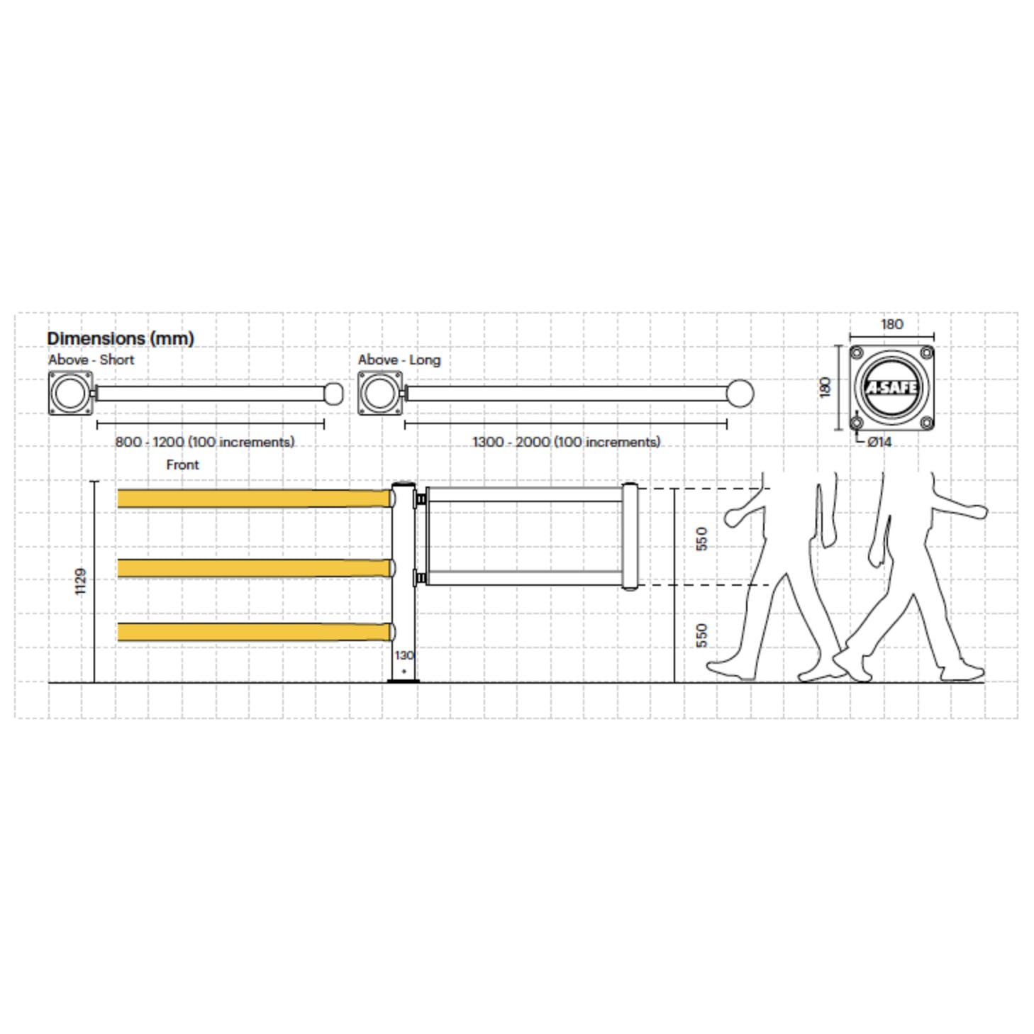 iFlex Swing Gate/Trafikgrind – Effektiv passagekontroll i industrimiljöer