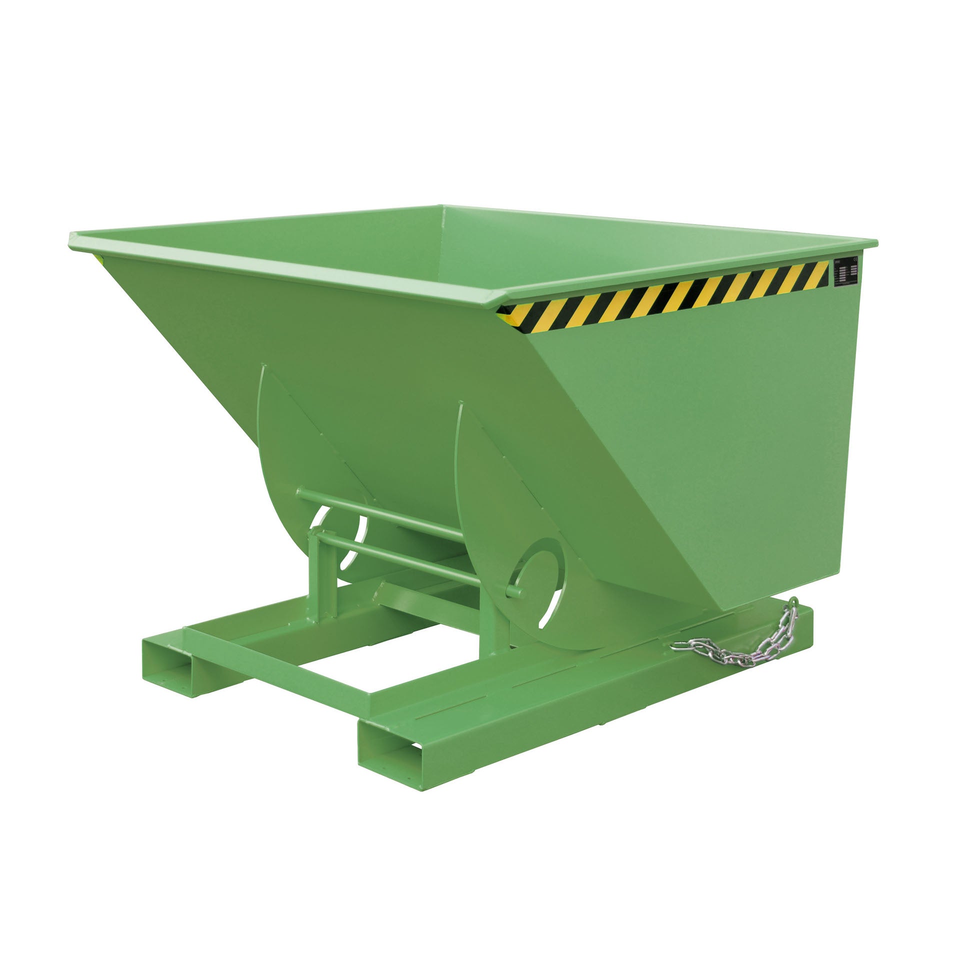 Bauer Tippcontainer AK med framåtrullande tömningsmekanism