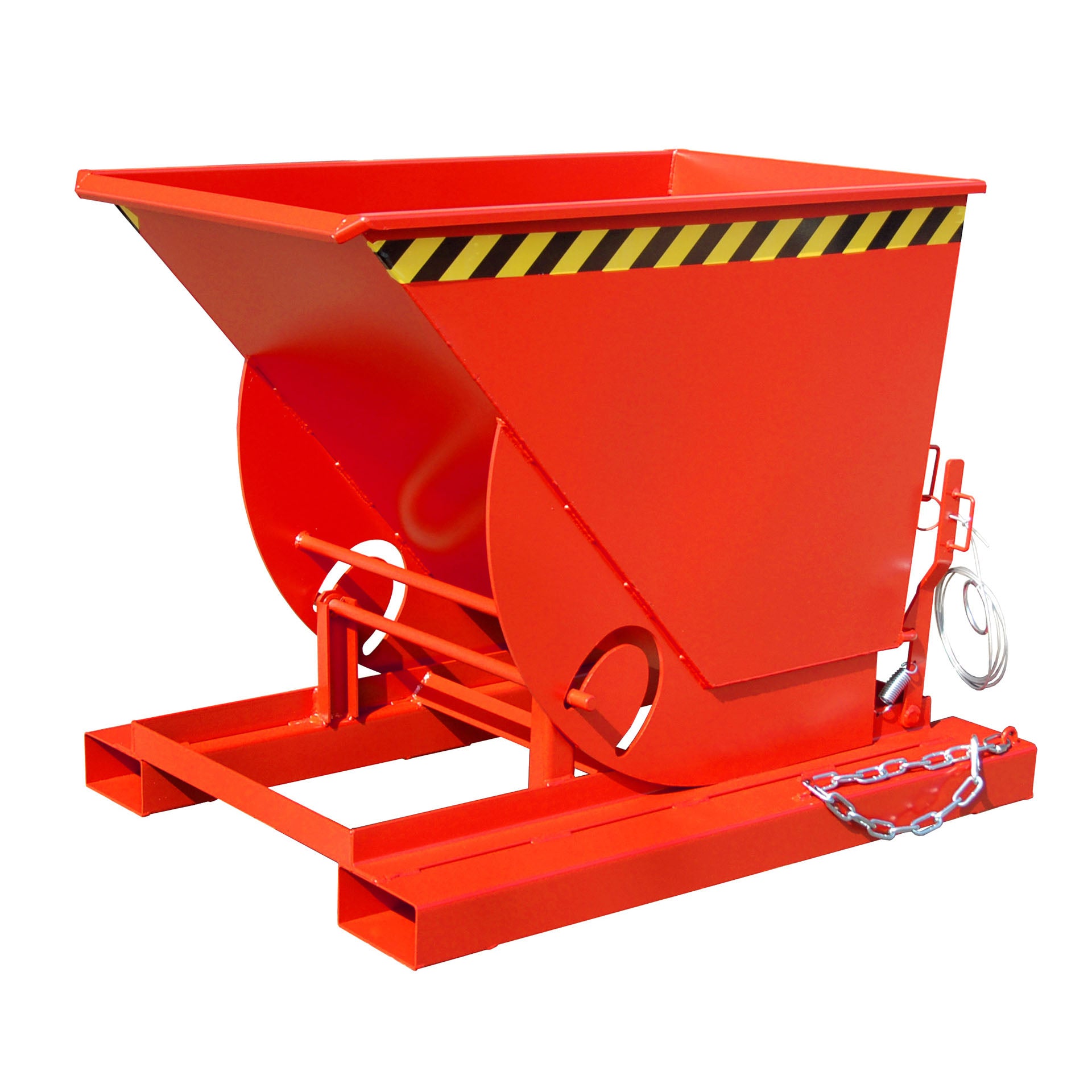 Bauer Tippcontainer AK med framåtrullande tömningsmekanism