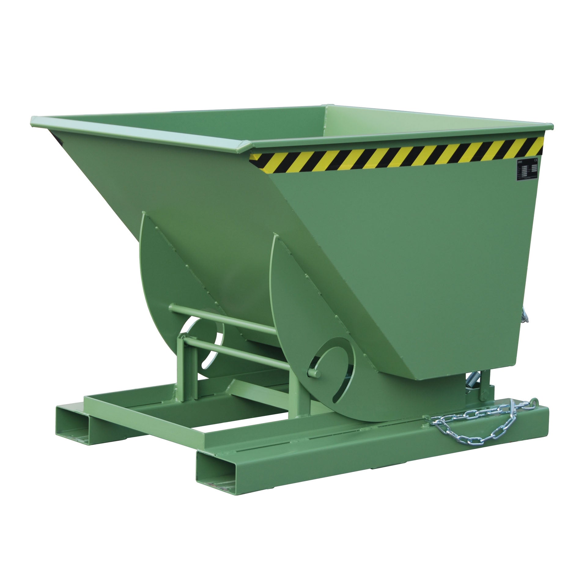 Bauer Tippcontainer AK med framåtrullande tömningsmekanism