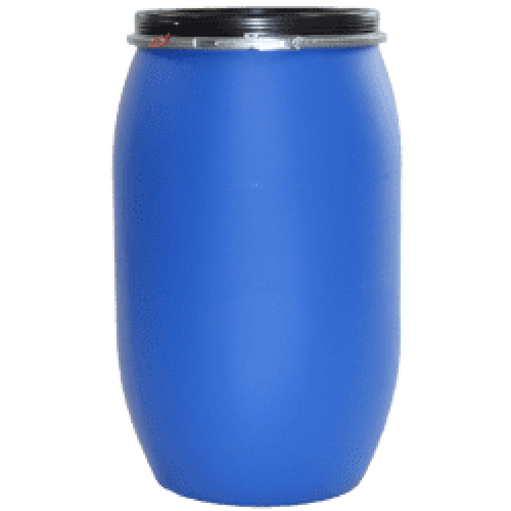 Plastfat med lock - 220 liter