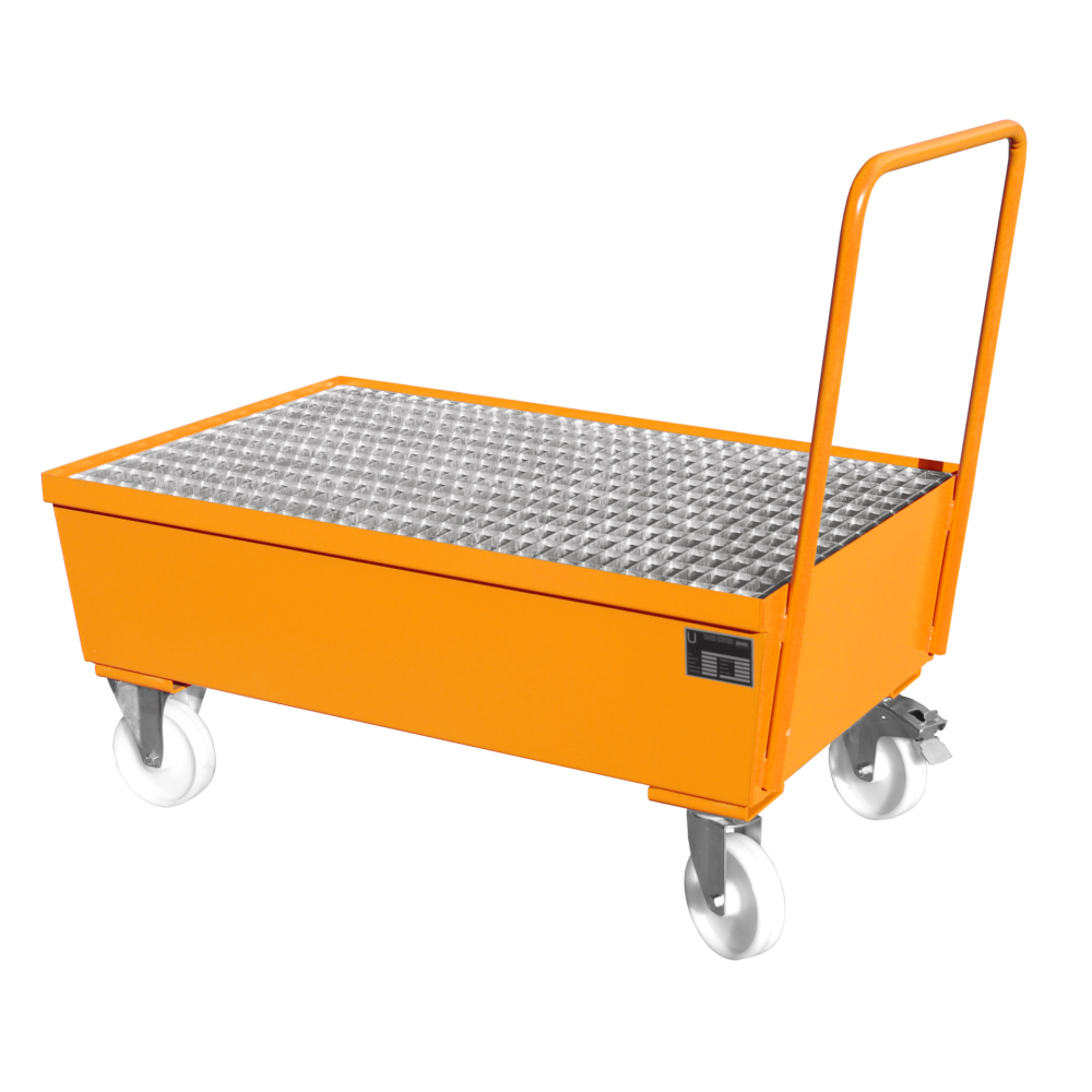 Mobila uppsamlingskärl med hjul 1-2 st 200l fat – Bauer AW-F-serien