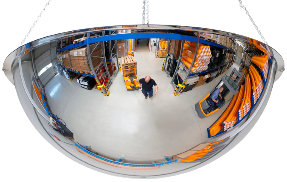 Kupolspegel Saturn 360° - Polykarbonat