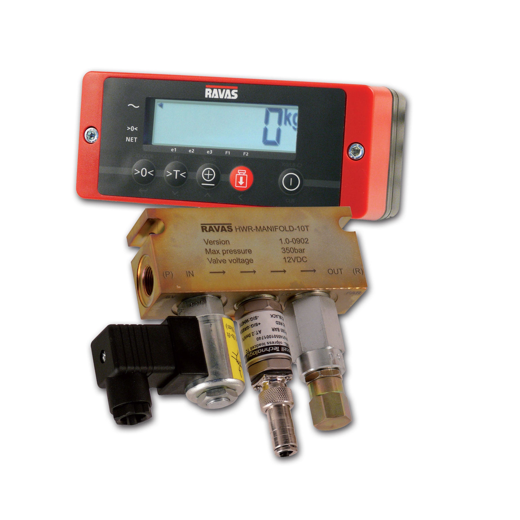 RAVAS RCS-Plus - Hydraulisk våg med 3" skärm