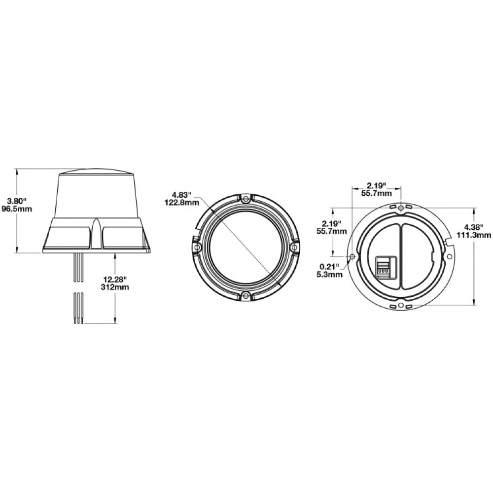 J.W.Speaker 406 - LED Säkerhetsbelysning / Stroboskopljus